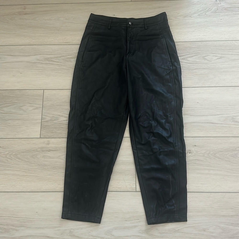 ZARA leather pant | size S